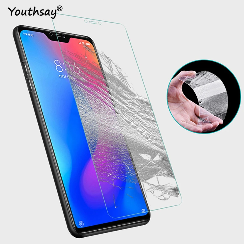 Protector de pantalla de cristal templado para Xiaomi Mi A2 Lite, pel&iacute;cula 9H para Redmi 6 Pro, 2 uds.-2