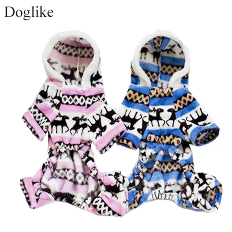 Мелких животных для собак куртка 2015 новых снежинка олень щенок продукты одежда