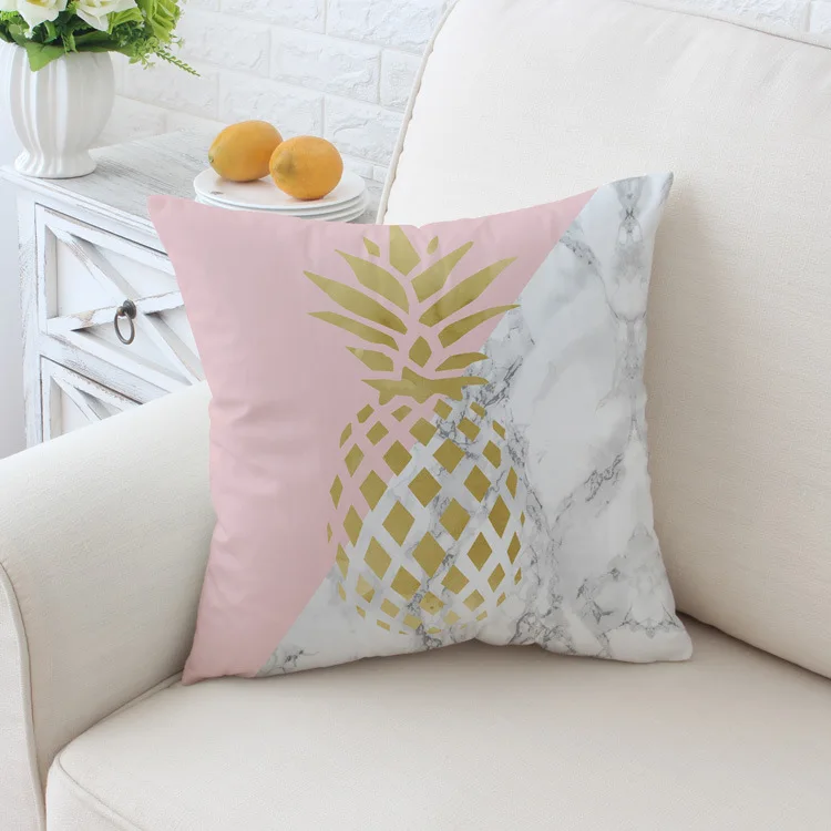 Hoomall наволочка в скандинавском стиле Золотая Бархатная Двусторонняя замшевая с