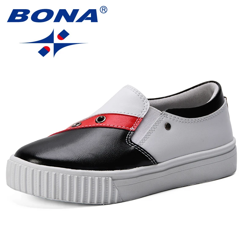 

BONA 2019 New Designer Fashion Style Spring Autumn Kids Casual Shoes Soft Breathable Children Sneakers Boys Girls Sport Shoes