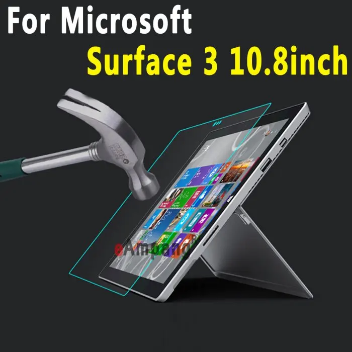 Премиум 0,3 мм 9H HD закаленное стекло для microsoft Surface 3 Pro 3 Pro 4 Pro 6 Pro 7 12,3 Защитная пленка для экрана - Цвет: For Surface3
