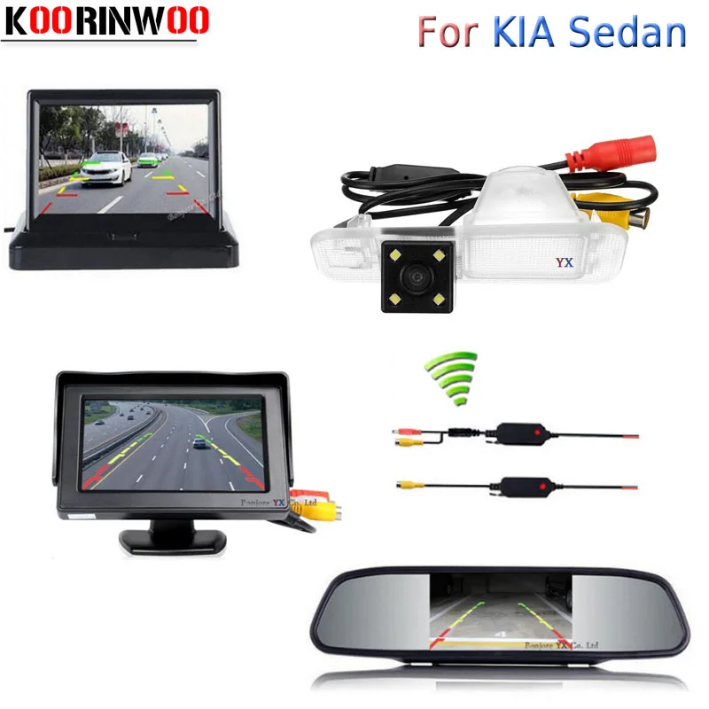 Koorinwoo специальный 2.4 г Беспроводной Парковка Комплект для KIA седан парковка Kit 4.3