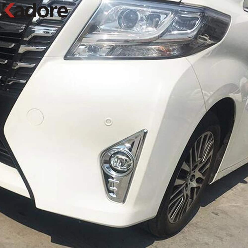 Для Toyota Alphard Vellfire 2016 2017 2018 хромированный внешний передний противотуманный