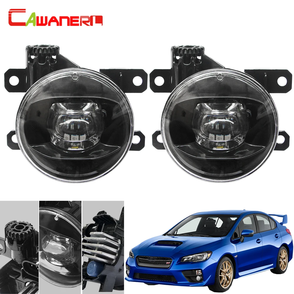 Cawanerl для Subaru WRX STI 2015 2016 автомобильный 4000лм передний противотуманный свет 90 мм LED
