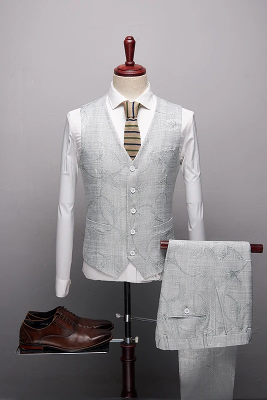 Модный новый бутик высококачественные мужские свадебные костюмы торжественные 3