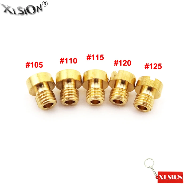 XLSION Aftermarket 5 мм большие круглые карбюраторы #105 #110 #115 #120 #125 для Mikuni карбюратора| |