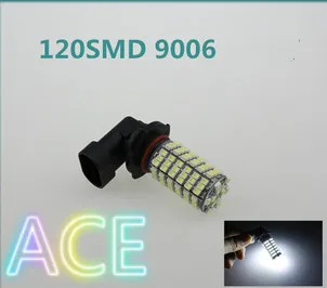 

1pcs Car LED Fog Light Lamp 9006 1210 120SMD LED Super Bright Driving Light Bulb Head Light
