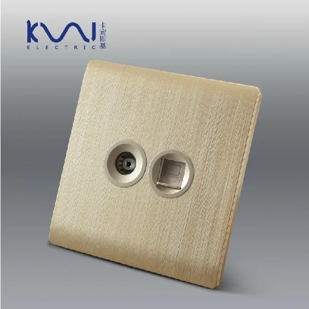 2019 Горячая продажа компьютерная и ТВ розетка Wallpad Роскошная настенная