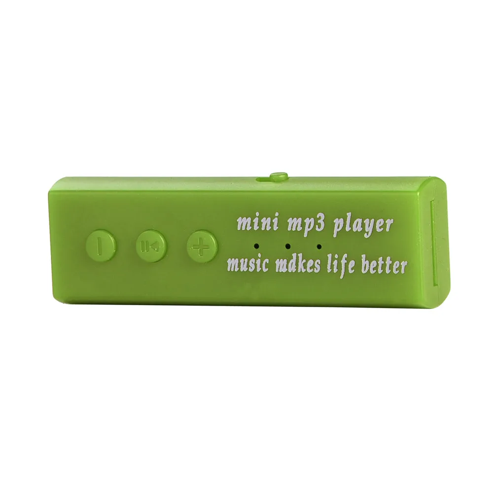 Модный USB мини MP3-плеер с зажимом, поддержка 32 ГБ, слот для карт TF, цифровой мини USB MP3 музыкальный медиа, детский аудио MP3 музыкальный плеер, музыкальный Co