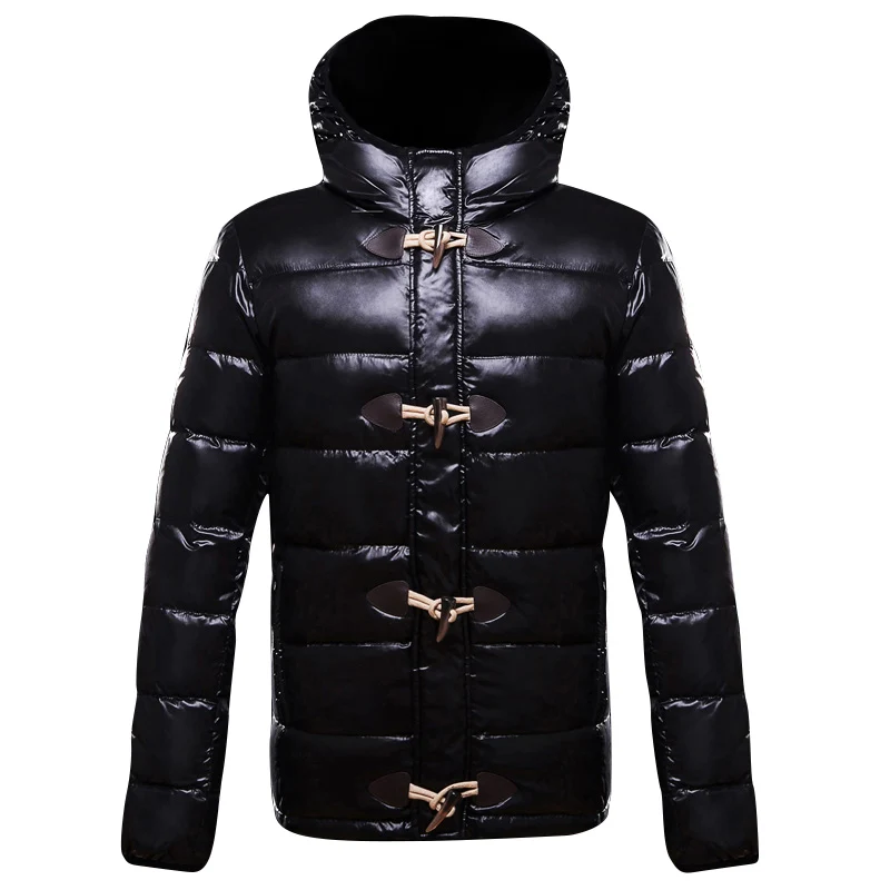 Мужской пуховик с капюшоном Markless белый Повседневный 2018 | Мужская одежда