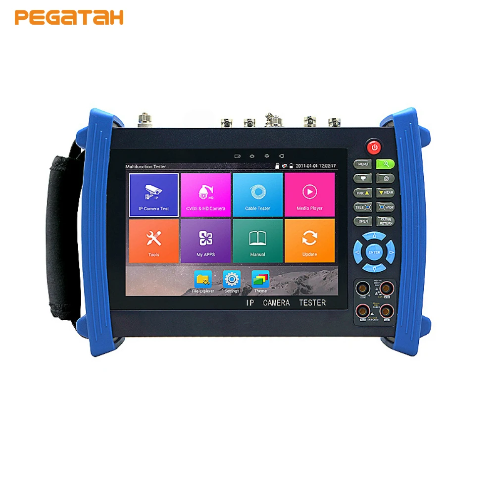 H.265 4 К IP 5MP 8MP CVI TVI AHD 1080 P HD SDI CVBS Камеры ВИДЕОНАБЛЮДЕНИЯ тестер с TDR Cable tracer