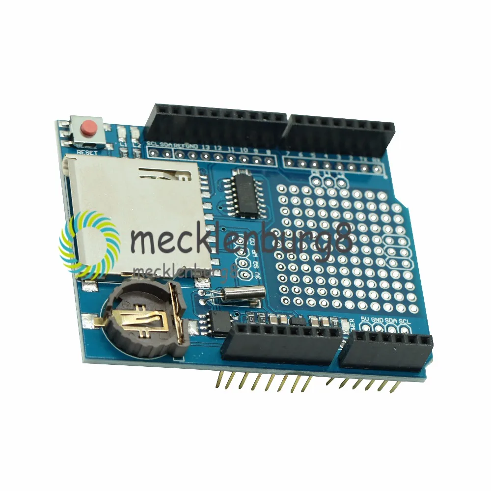 Новый регистратор данных модуль щит V1.0 для Arduino UNO sd-карты один | Электроника