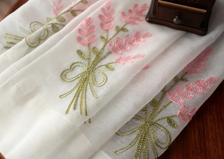 Вышитые белая пряжа Tulles для гостиной столовой спальни современный простой плед