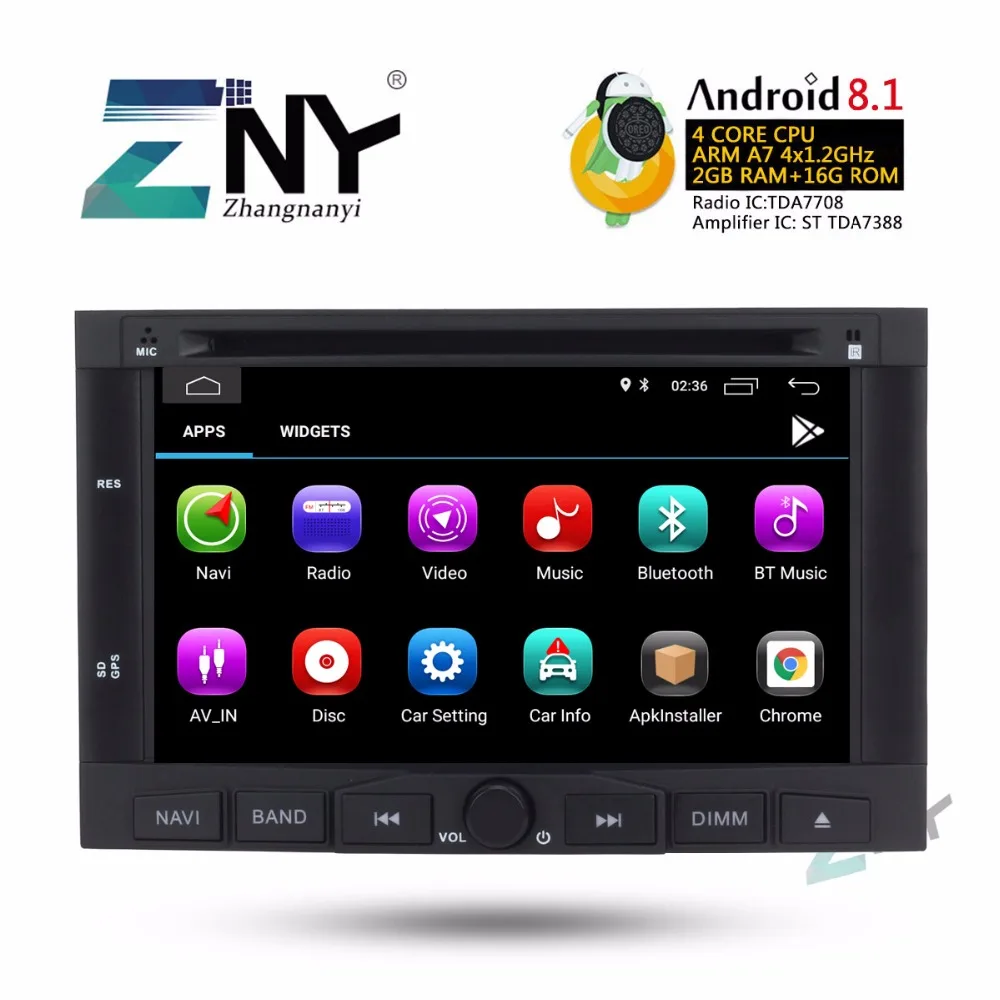 7 &quotAndroid 8 1 автомобильный Стерео Авторадио для peugeot 3008 5008 gps FM RDS Wi Fi 2 Din Мультимедиа