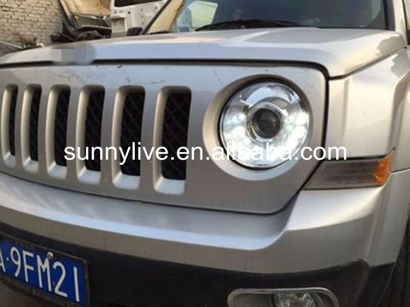 Для Jeep Patriot светодиодный головной светильник 2011-2014 год Хром Корпус | Автомобили и