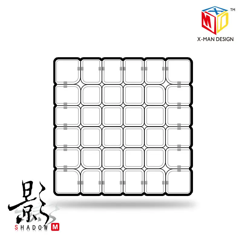QiYi 6X6 cube X-MAN дизайн 6x6x6 кубик рубика Магнитная версия Mofangge Magic головоломки 6x6
