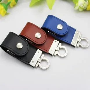 Высококачественный U-диск 32 ГБ 64 8 4 Гб 128 кожаный USB флеш-накопитель флешка 16