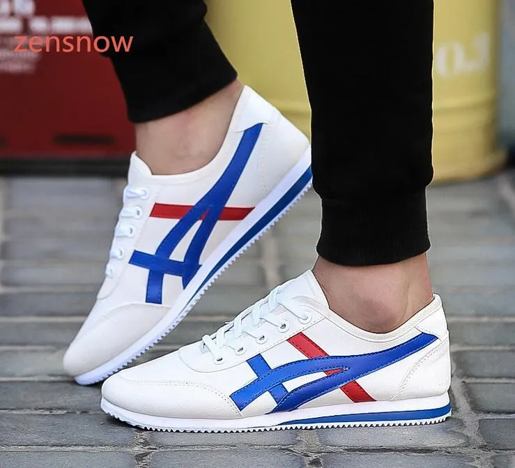 Брендовые мужские туфли 2018 Весенняя Новинка дышащая холщовая обувь любителей