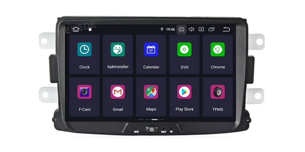 Mekede Android 9,0 автомобильный dvd-плеер радио gps Navi для Lada Xray 2/RENAULT Dacia/Duster/Logan/Sandero аудио стерео головное устройство