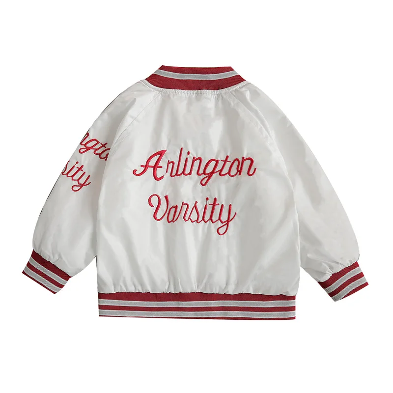 Детская куртка 2018 Новый Весна и осень детская с вышивкой Детский кардиган куртки