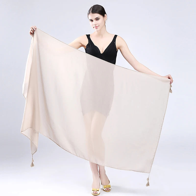 Новинка популярная однотонная длинная шаль Marte &amp Young однотонный шарф с