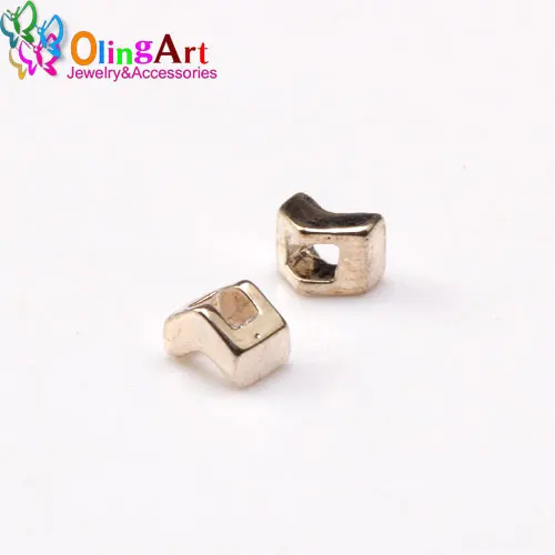 0302 20pcs 002 RG Olingart 30 шт. 3*2 мм Подвески крестообразной формы сердца бусины для нанизывания тибетского серебра Поиск браслет ювелирных изделий DIY ручной работы - Цвет: 0302 20pcs 002 RG