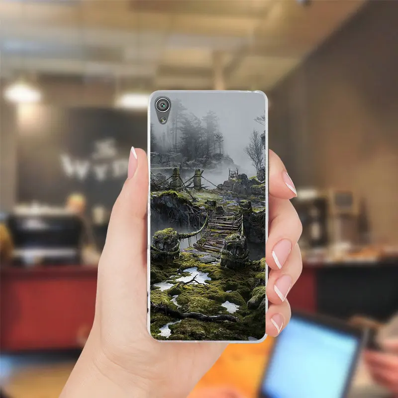 Горячие Бог войны 4 Прозрачный чехол для sony Xperia Z Z1 Z2 Z3 Z4 Z5 компактный M2 M4 M5 T3 XA E3 E5 C4