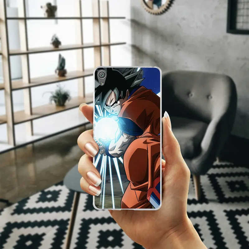 Cases for Sony Xperia E3 E5 T3 M2 M4 M5 XA XZ Z Z1 Z2 Z3 Z4 Z5 Compact Bags Dragon Ball Super Saiyan God Son Goku | Мобильные