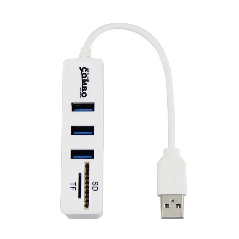 USB разветвитель для компьютера ноутбука 2 0 дюйма|Картридеры| |