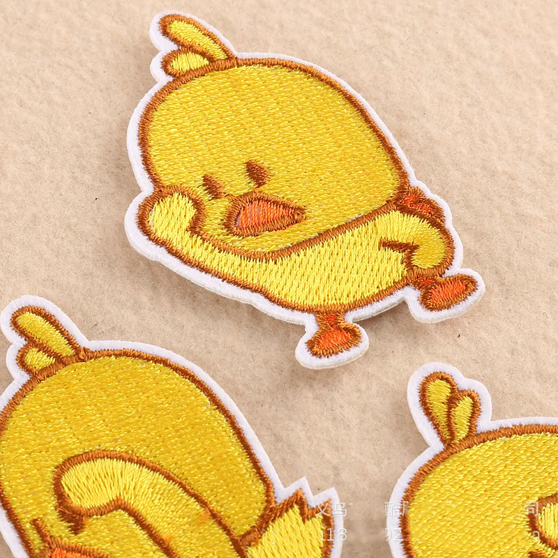 FFLACELL Лидер продаж мультфильм нашивки желтая утка патч пришить патчи для одежда