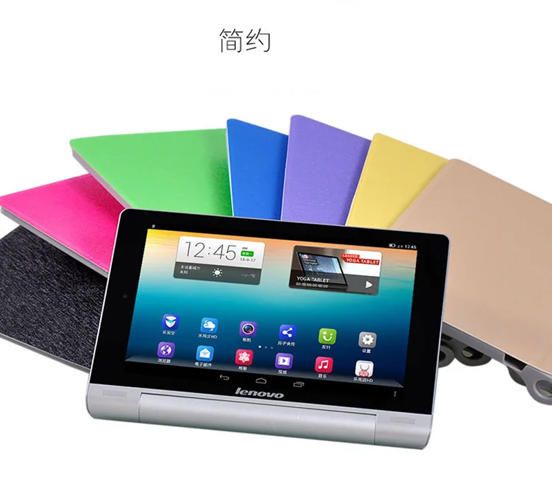 Тонкий Шелковый Чехол книжка с подставкой чехол из искусственной кожи для Lenovo Yoga