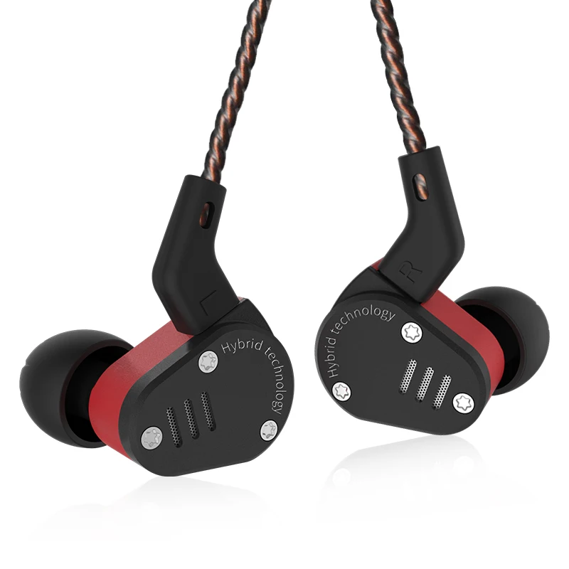 Арматурные и динамические гибридные наушники вкладыши KZ ZSA HIFI DJ мониторные