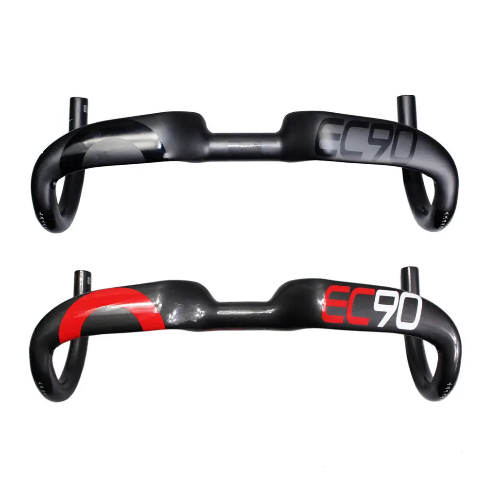 

EC90 Bicycle Carbon Fiber Road Bike Handlebar Drop Handle Bars Bent Bar Racing Handlebar 400/420/440mm Bike Handlebar