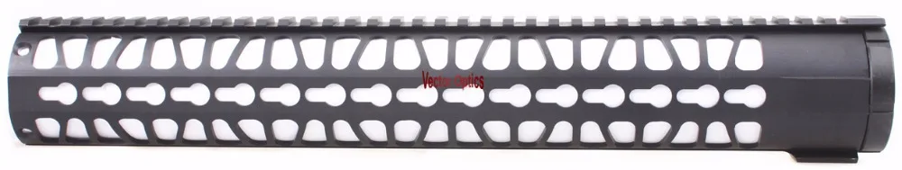 Vector Optics AR 10 KeyMod 15 дюймов тактический свободный поплавок цельнокроеное крепление