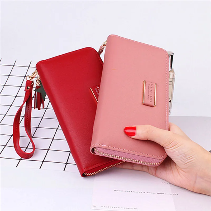Women Long Clutch Wallet Large Capacity Wallets Female Purse Lady Purses Phone Pocket Card Holder Carteras | Багаж и сумки