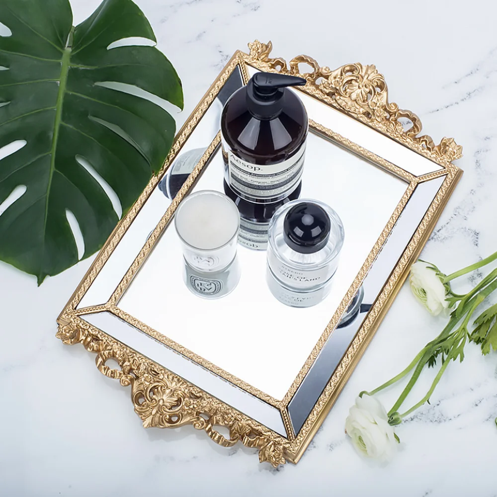 Прямоугольный поднос для хранения украшения свадебного торта демонстрации