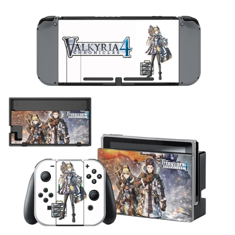 Виниловая наклейка Nintendo Switch для консоли и контроллера летопии Valkyria 4|Наклейки| |