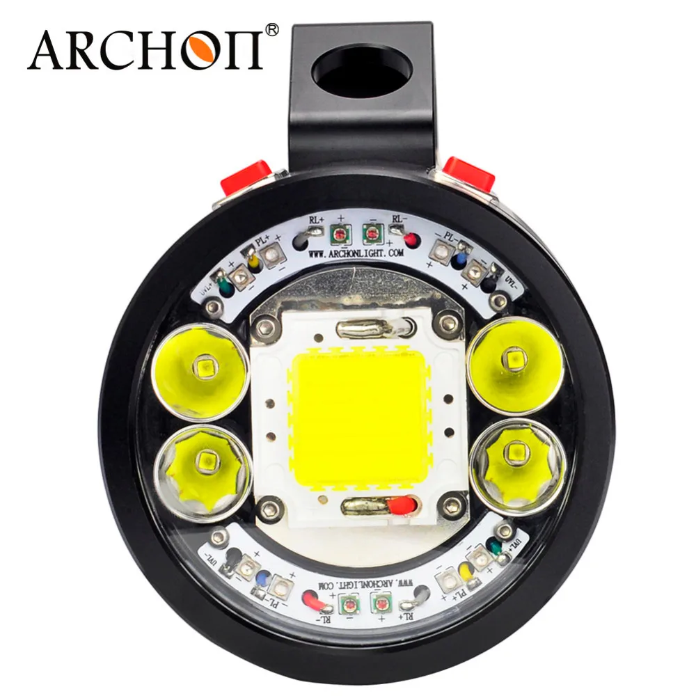 ARCHON WG156W DG150W Дайвинг светильник 10000 люмен УФ/красный/фиолетовый ручной Подводная