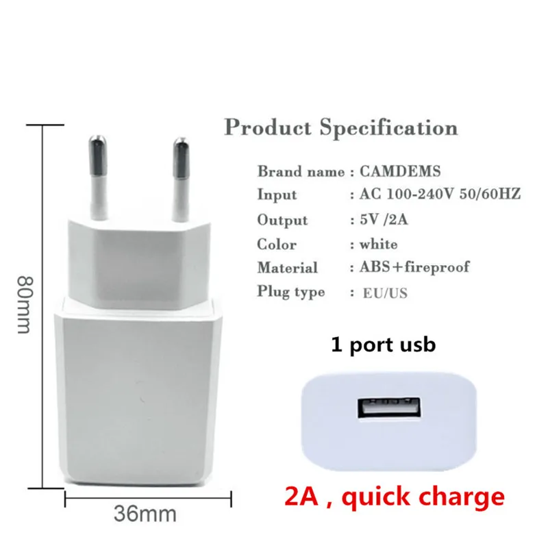2A USB зарядное устройство Быстрая зарядка мобильный телефон USBs для huawei P smart nova 2i Xiaomi Redmi 5 plus note 5 4x pro s2 doogee x5 max