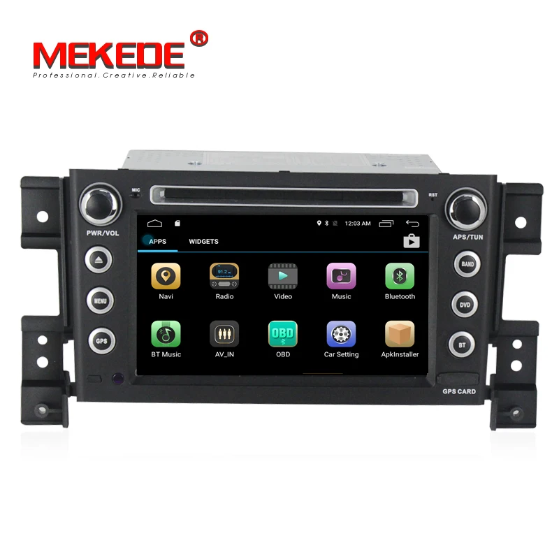 2G ram Android 7 1 четырехъядерный Автомобильный DVD Радио стерео плеер для SUZUKI grand vitara с gps