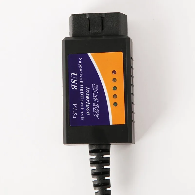 Viecar USB Bluetooth wifi ELM327 OBD2/OBDII ELM 327 V1.5/V2.1 для Android IOS автоматический диагностический сканер