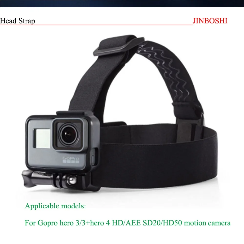 Для Gopro набор аксессуаров для Gopro Hero 7 6 5 4 3+ для SJCAM Xiaomi Yi камера для крепления на голову ремень Регулируемый ремешок