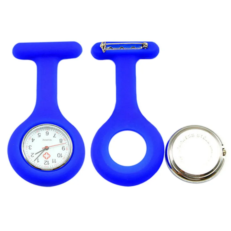 New Cute Silicone Nurse Watch Brooch Fob Pocket Tunic Quartz Movement N76Y smt 89 | Наручные часы