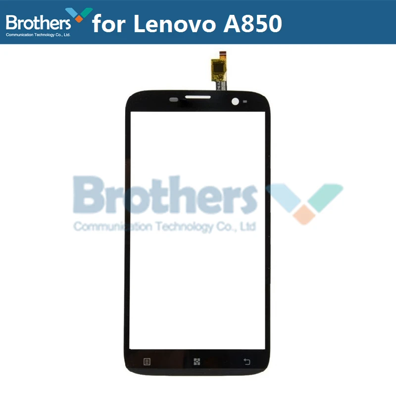 Black Touch only 1 комплект для lenovo A850 ЖК-дисплей+ сенсорный экран Dcreen дигитайзер для lenovo A850 ЖК-экран телефон Замена Тест рабочий Топ - Цвет: Black Touch only