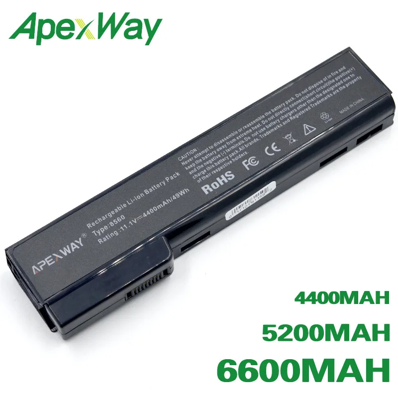 

ApexWay Battery for HP EliteBook 8460p 8460w 8560p for ProBook 6360b 6460b 6465b 6560b 6565b 628369-421 628664-001