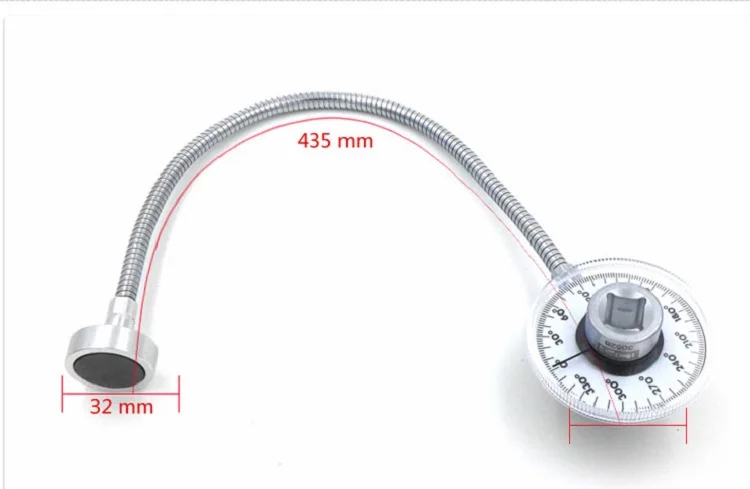 NEW 1PC Magnetic Torque Protractor wrench Motorq Angular Gauge 1/2" torque table TaiWan | Инструменты