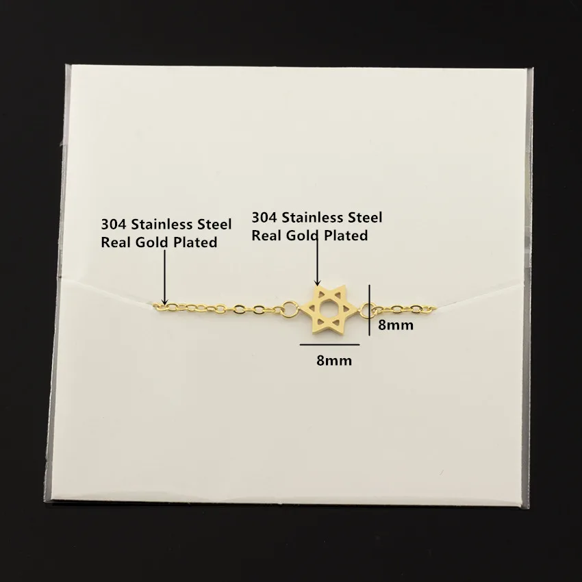 Женские браслеты с подвесками в виде звезды Давида ювелирное изделие стиле еврей