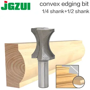 Полукруглое сверло с хвостовиком 12 дюйма, 14 дюйма, 1 шт., для концевой фрезы по дереву, деревообрабатывающий инструмент, фрезы промышленного класса