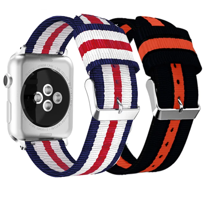 fenti woven nylon band for apple watch 4 3 2 1 42mm 38mm 40mm 44mm bracelet wrist belt strap iwatch accessories series 5 | Наручные часы