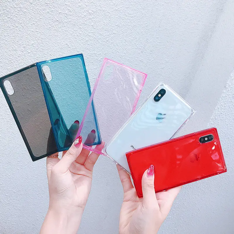 4 гасбэг Drop-Proof мягкий карамельный цвет чехол для телефона для iphone XS Max XR X 11 7 8 Plus 6 6s Прозрачный Силикон ТПУ противоударный задний Чехол